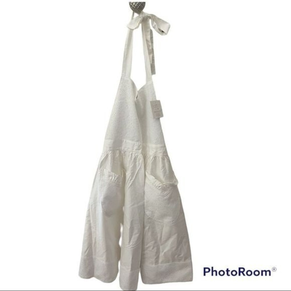 Vintage Yves Saint Laurent white NWT apron